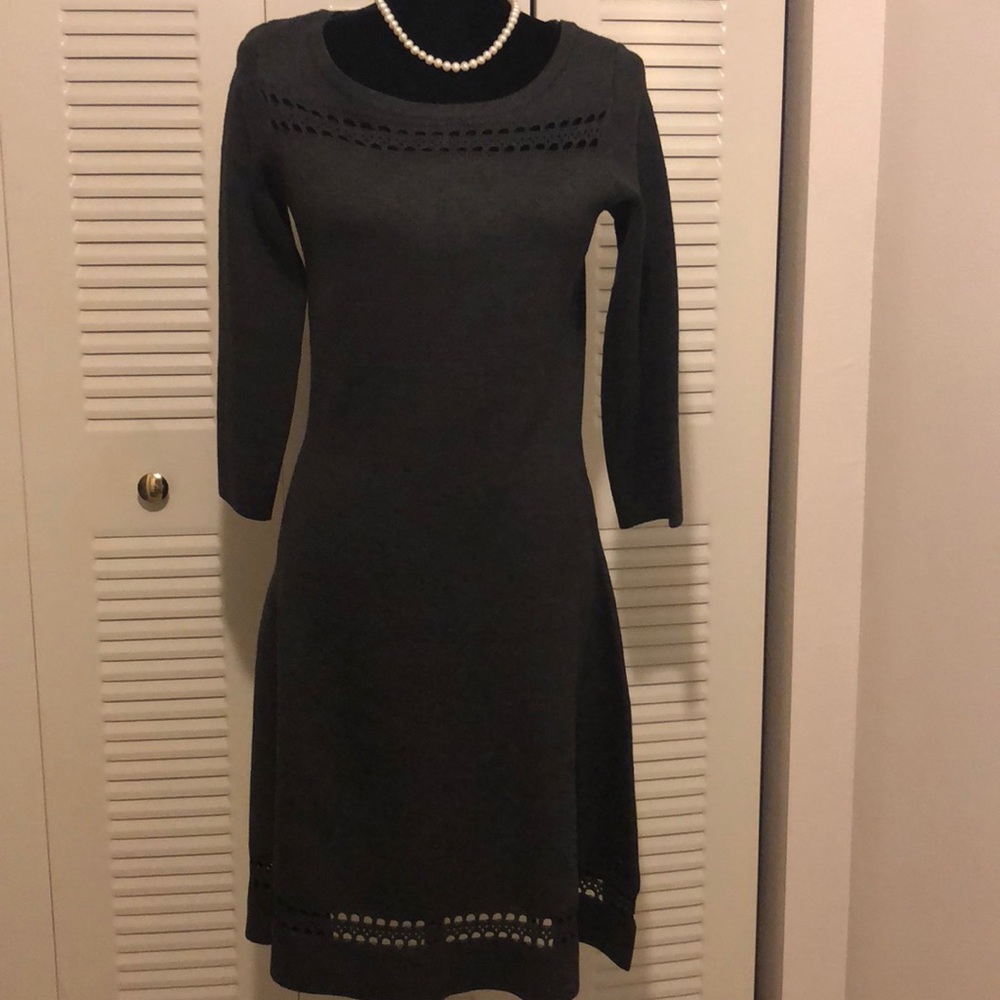Liz Claiborne gray dress